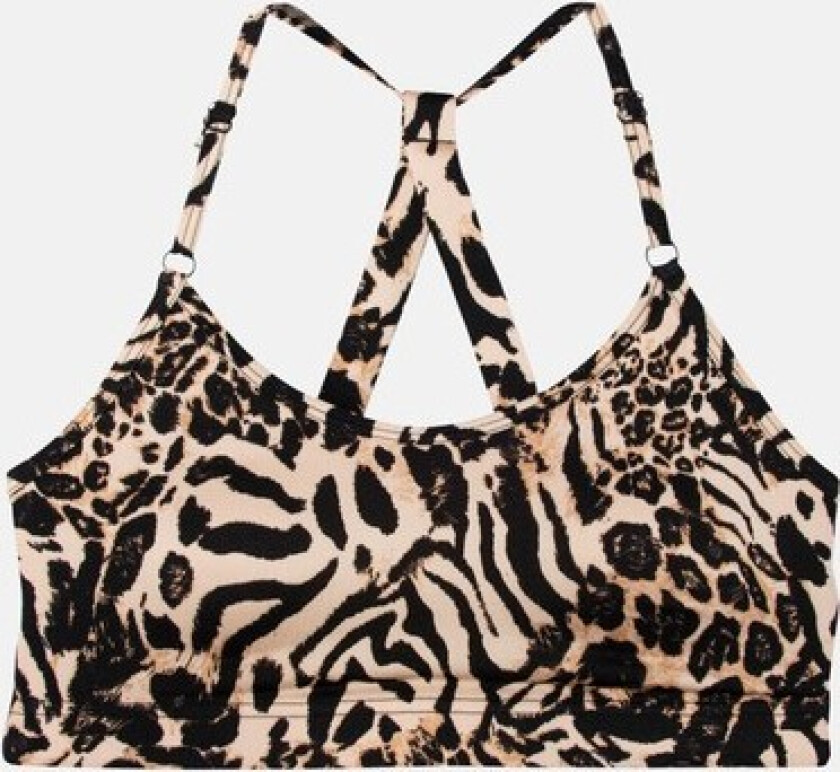 Strappy Sports Bra, Fusion Beige, Xs, Sport-Bh