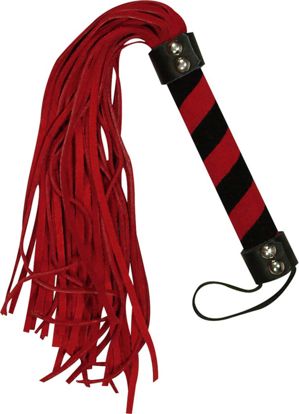 Bad Kitty Floggerpisk 38 cm - Rød