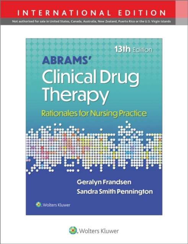 Abrams' Clinical Drug Therapy Av Geralyn Frandsen, Sandra Pennington
