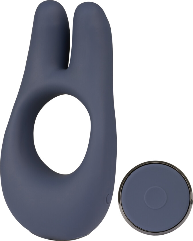 Deimos Vanntett Vibrerende Penisring i Silikon - Blå