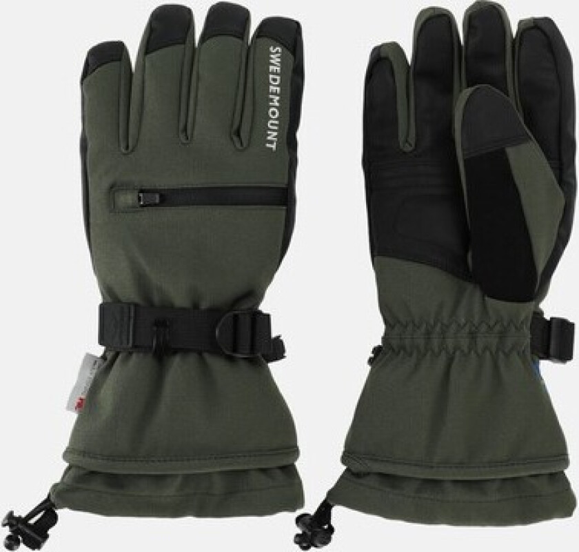 St. Anton Ski Glove, Dk Olive, L, Skihansker