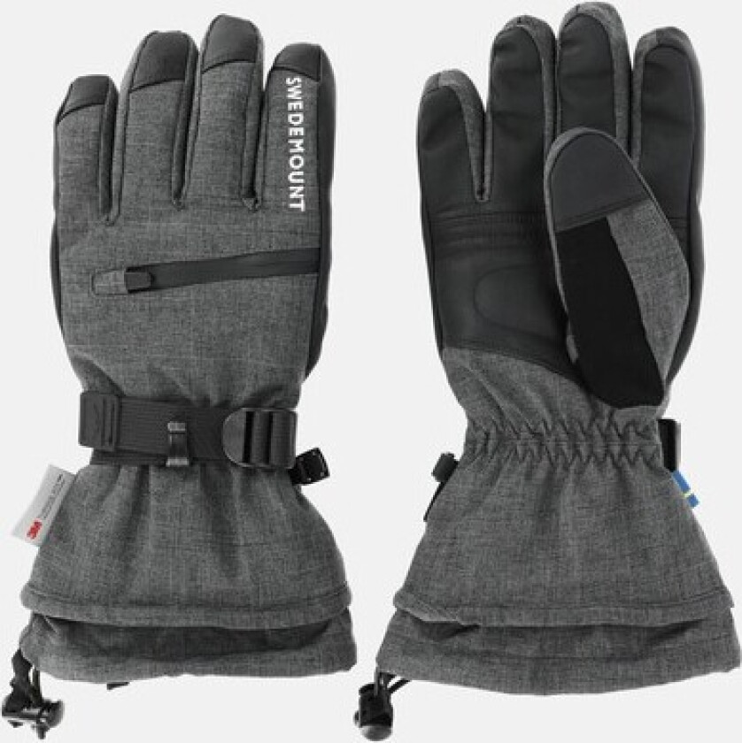 St. Anton Ski Glove, Charcoal Melange, L, Skihansker
