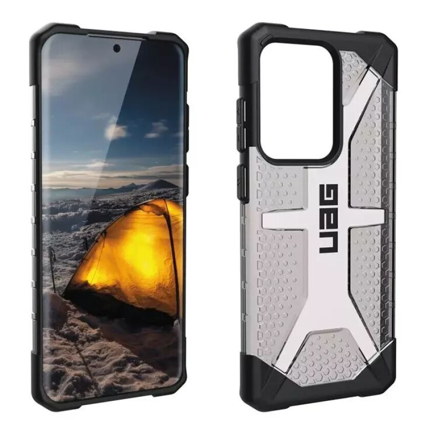 PLASMA Series Samsung Galaxy S20 Ultra Plast Deksel - Ice - Gjennomsiktig