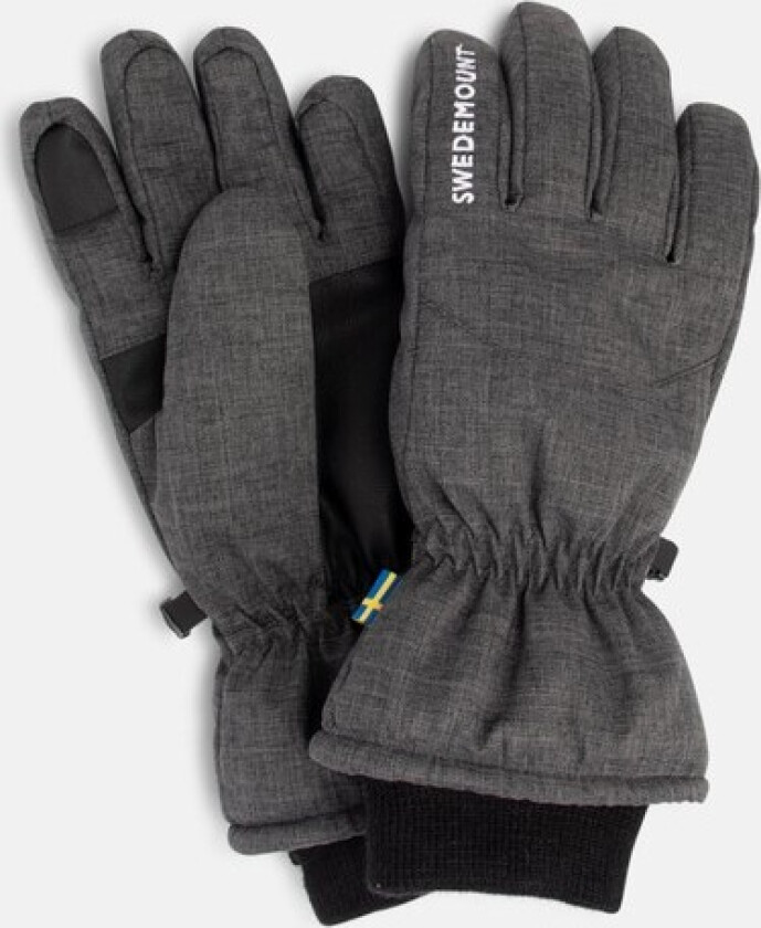 Vemdalen Glove, Charcoal Melange, M, Skihansker