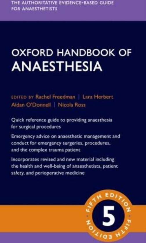 Oxford Handbook of Anaesthesia