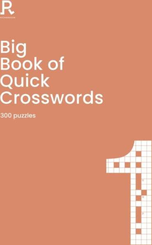 Big Book of Quick Crosswords Book 1 av Richardson Puzzles and Games