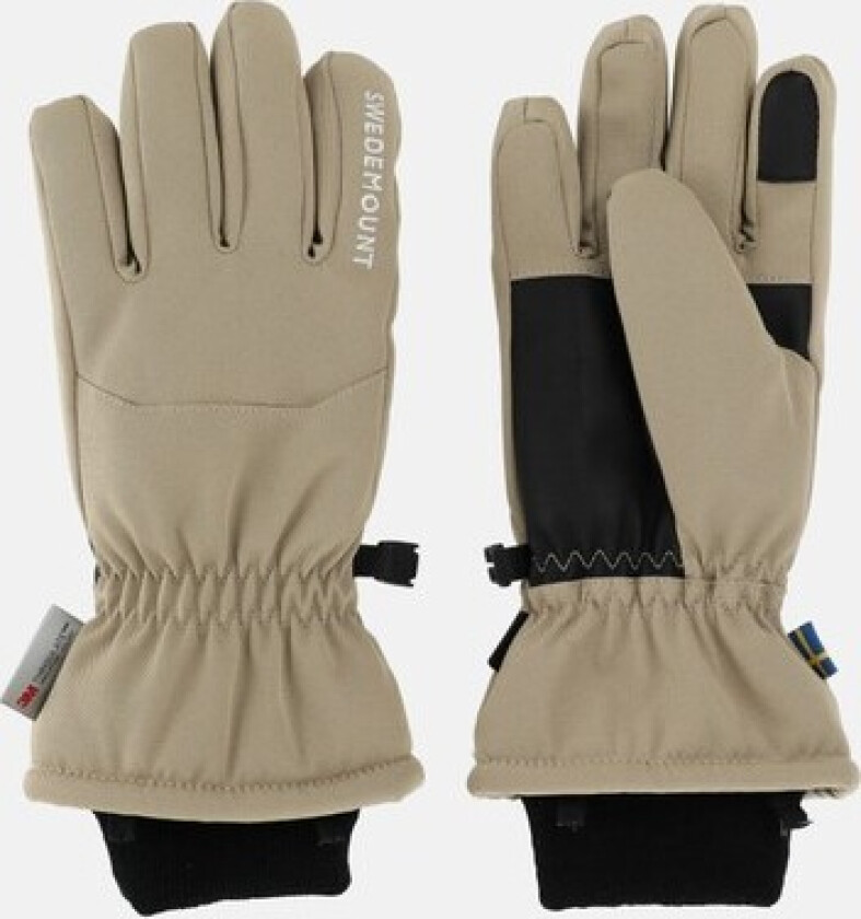 Vemdalen Glove W, Beige, S,  Skihansker