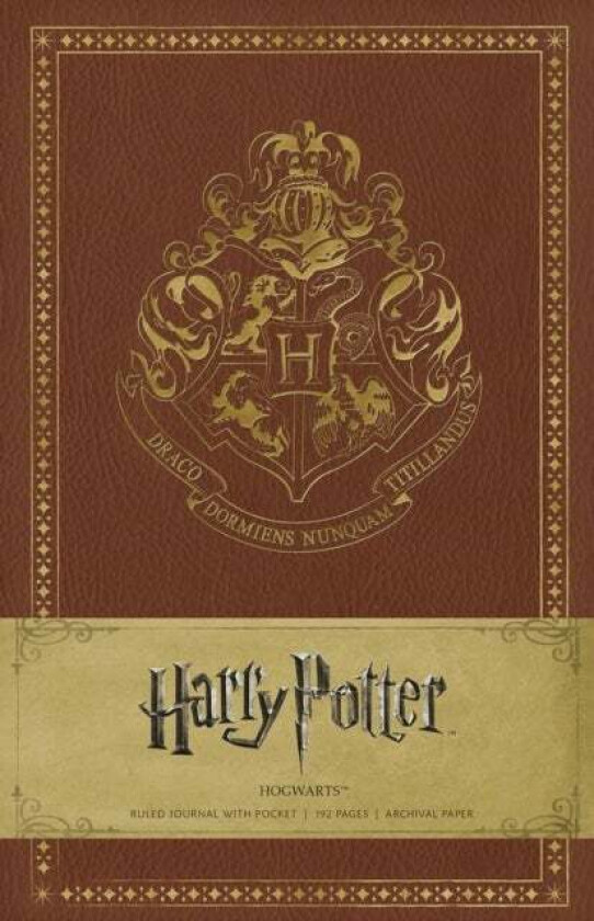 Harry Potter Hogwarts Hardcover Ruled Journal av Insight Editions