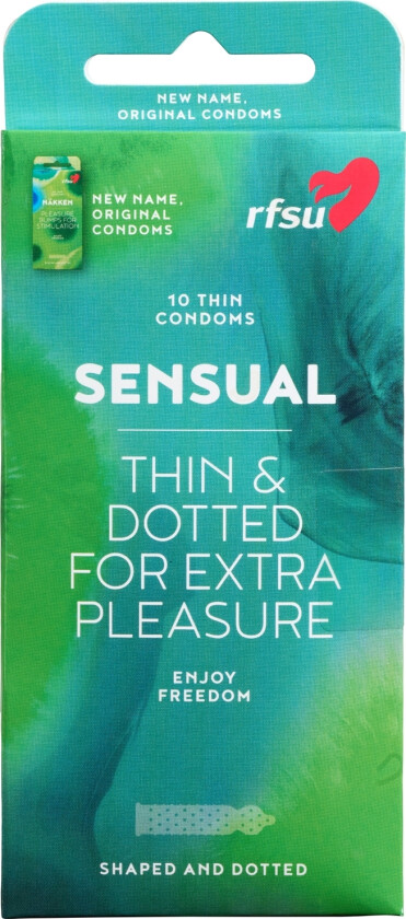 Sensual Kondomer 10 stk     - Klar