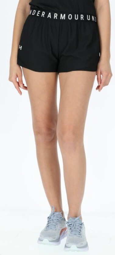 Women's Play Up Shorts 3.0 M, Black