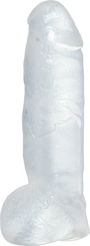 Crystal Clear Stor Jelly-dildo - Klar