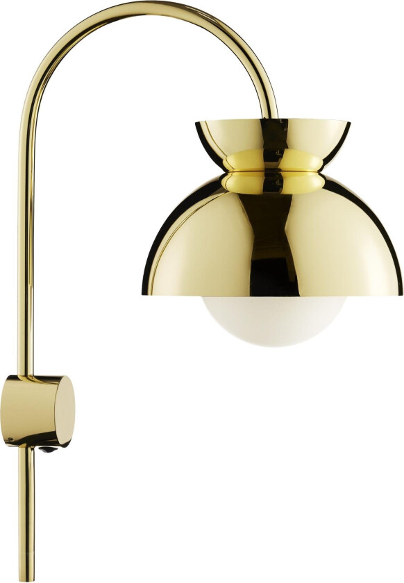 - Butterfly Vegglampe Brass