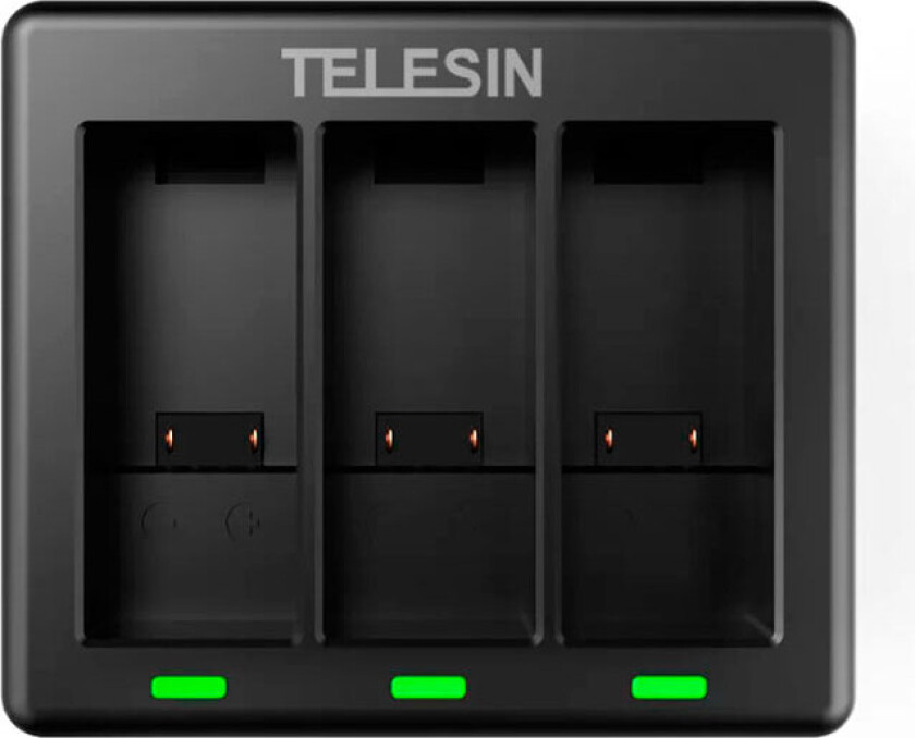 3-slot charger Telesin for GoPro Hero 12 / Hero 11 / Hero 10 / Hero 9