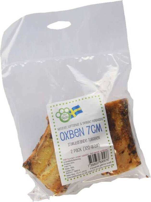 My Treat Oksebein 7 cm, 2-pakke