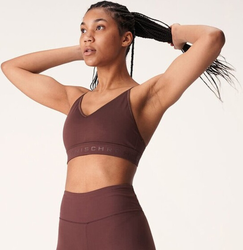 Kira Sports Bra, Bitter Brown, S, Sport-Bh