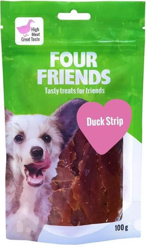 Dog Duck Stripe Godbiter til Hund 100 g