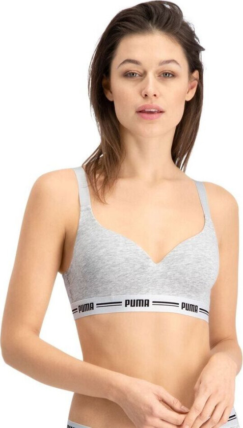 Iconic Padded Top Grå XL