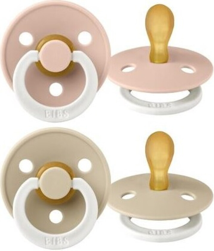 Pacifier Colour Latex Symmetric Blush Glow/Vanilla Glow Size