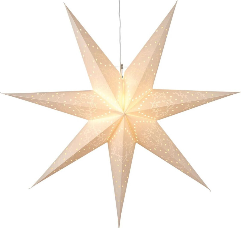 Sensy adventsstjerne 70 cm Hvit