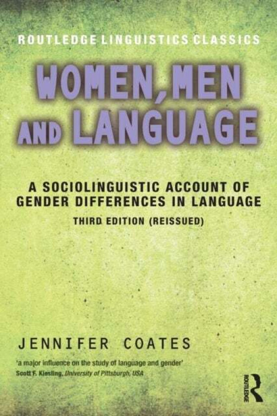 Women, Men and Language av Jennifer Coates
