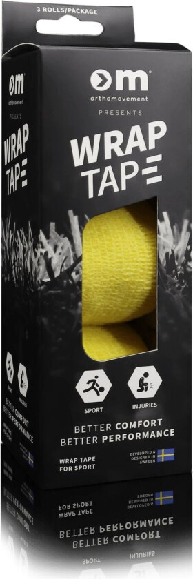 Wrap Tape 3 Pack, fotballteip Yellow