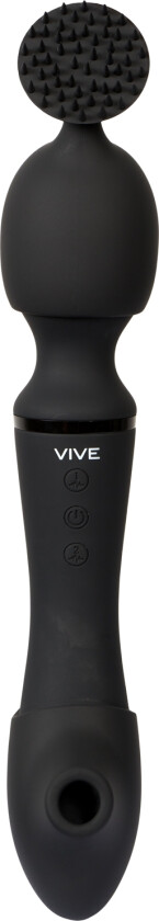 Vive Nami Double-ended Pulsating Wave massasjestav - Svart