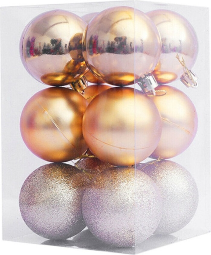 Juletrekuler 12stk, Gull