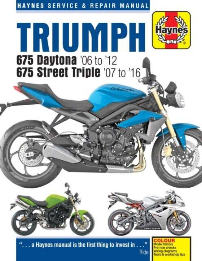 Triumph 675 Daytona (06 - 12) & Street Triple (07 - 16) av Matthew Coombs