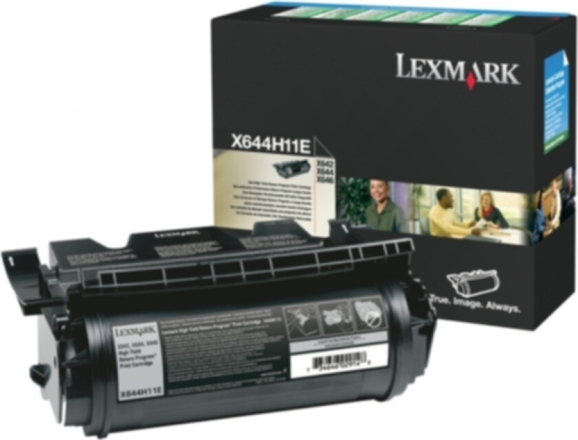 Toner Svart 21k - X64xe Return