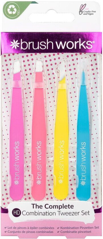 HD Combination Tweezer Set Neon