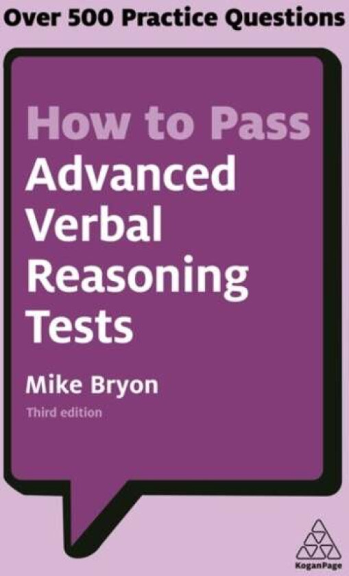 How to Pass Advanced Verbal Reasoning Tests av Mike Bryon