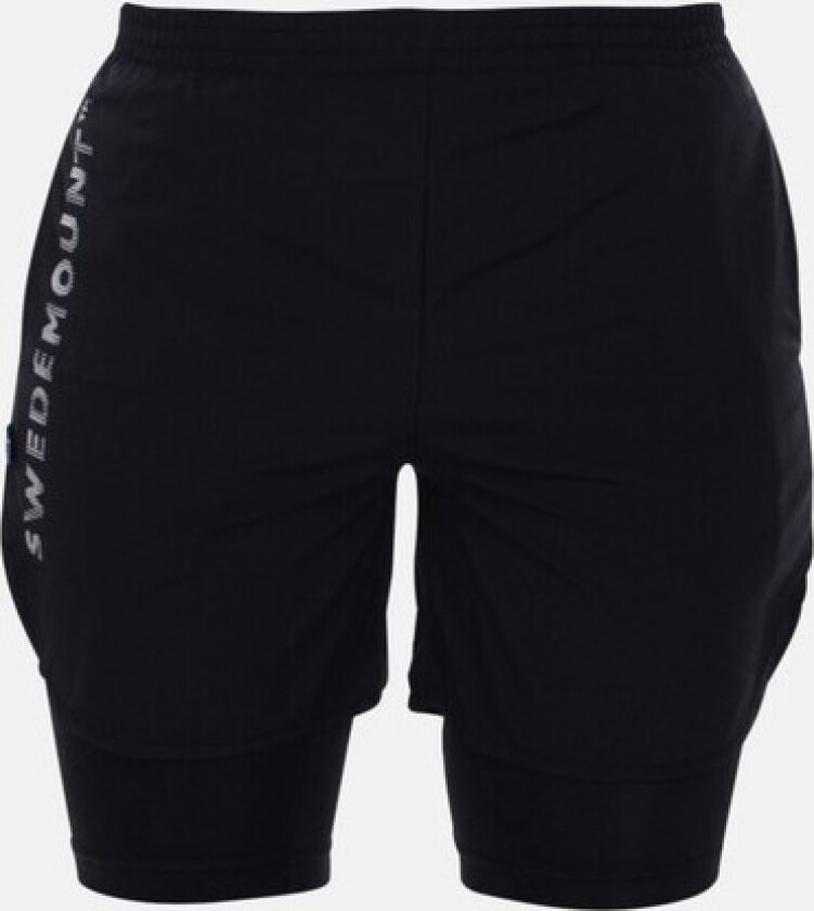 Training 2-In-1 Shorts Jr, Black, 150,  Løpeklær