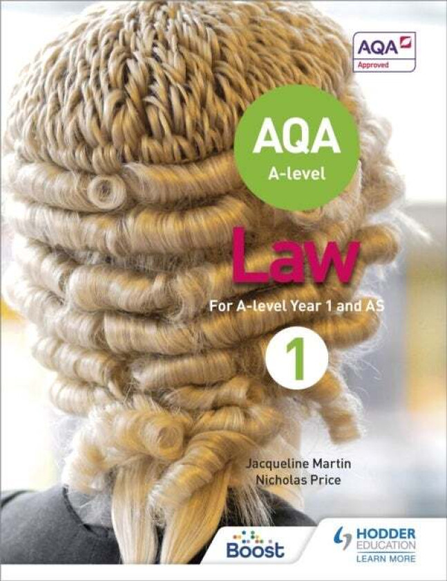 AQA A-level Law for Year 1/AS av Jacqueline Martin, Nicholas Price