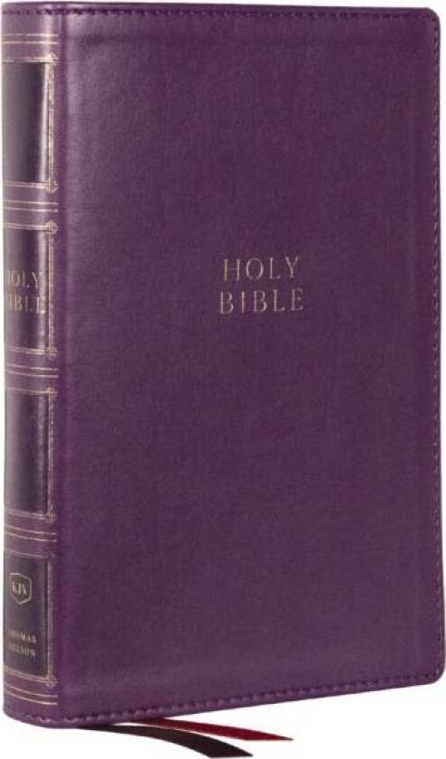 KJV Holy Bible: Compact Bible with 43,000 Center-Column Cross References, Purple Leathersoft w/ Thum av Thomas Nelson