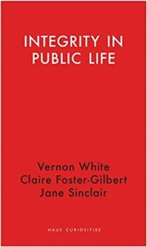 Integrity in Public Life av Vernon White, Claire Foster-Gilbert, Jane Sinclair