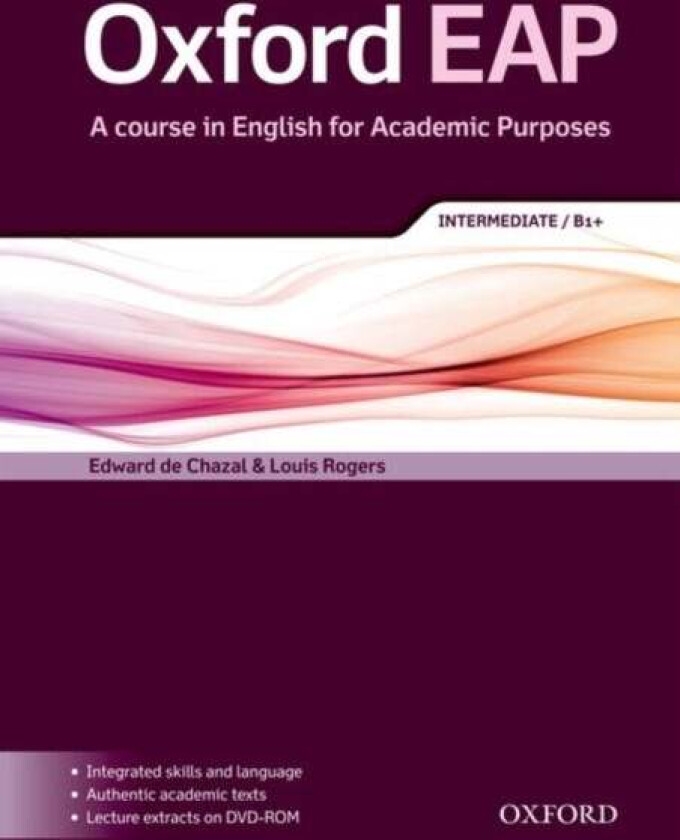 Oxford EAP: Intermediate/B1+: Student's Book and DVD-ROM Pack