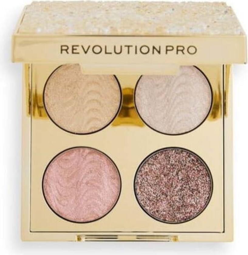 Makeup Revolution PRO Crystal Eye Quad Champagne Crystal