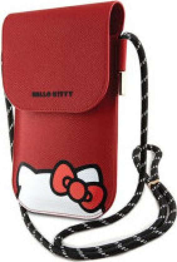 Bag Red Leather Hiding Kitty Cord