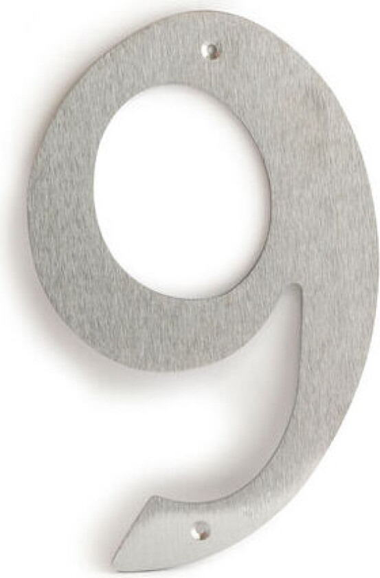 Husnummer 573-9 205 Mm Matt Krom Forbrukerpakning