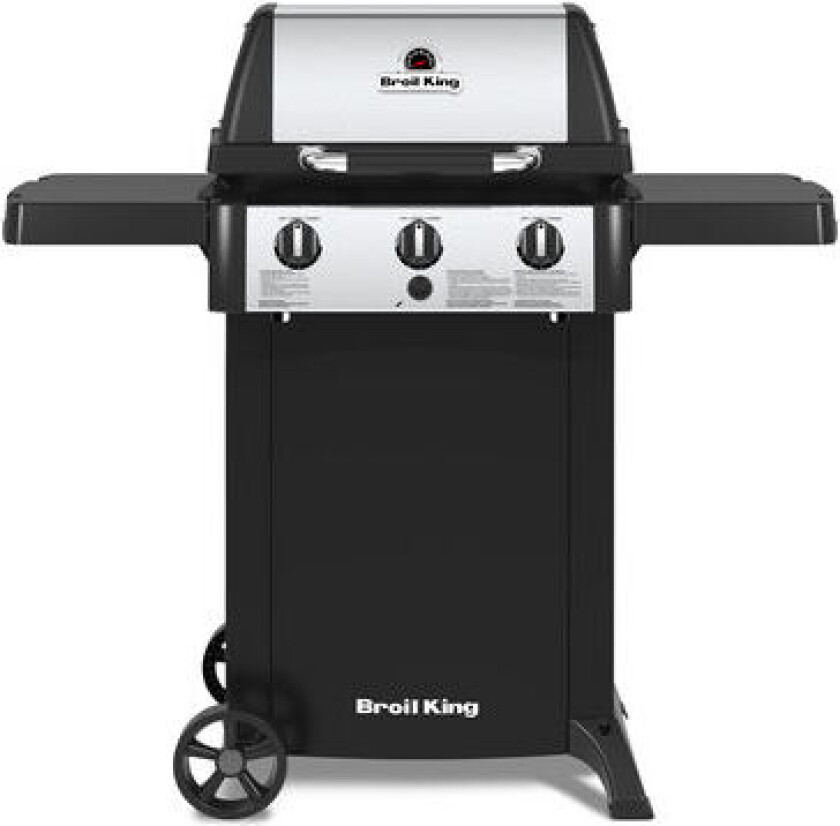 Gem 310 Gassgrill 3 Brennere. 116x54x109cm (Med Sidebordene Oppe), Grilloverflate: 52x33cm
