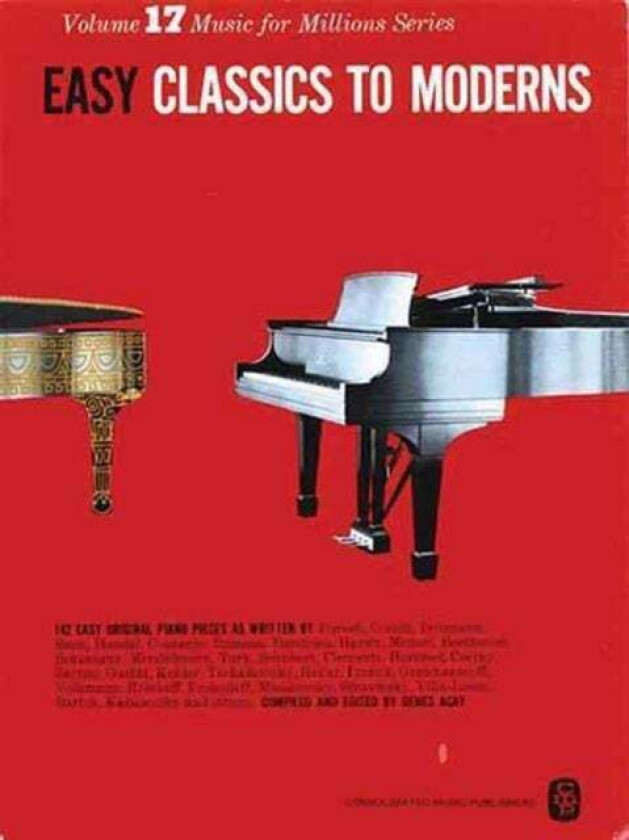 Easy Classics To Moderns (Music for Millions 17) av Hal Leonard Publishing Corporation