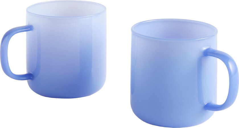 Borosilikat kopp 30 cl 2-pakning Jade light blue