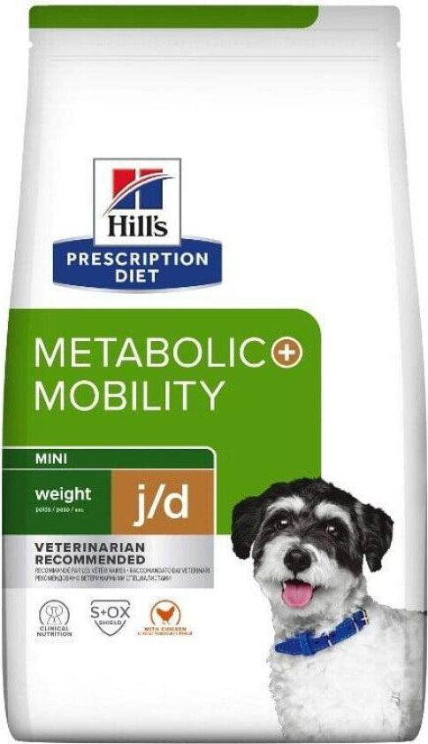 Hill's Prescription Diet Canine j/d Metabolic + Mobility Mini Weight Chicken (1 kg)