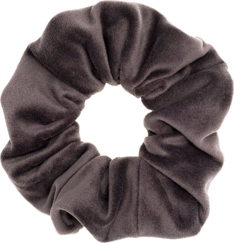 DARK Velvet Scrunchie Grey
