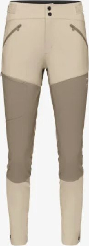 Women's Falketind rugged slim Pants Pure Cashmere M, Pure Cashmere