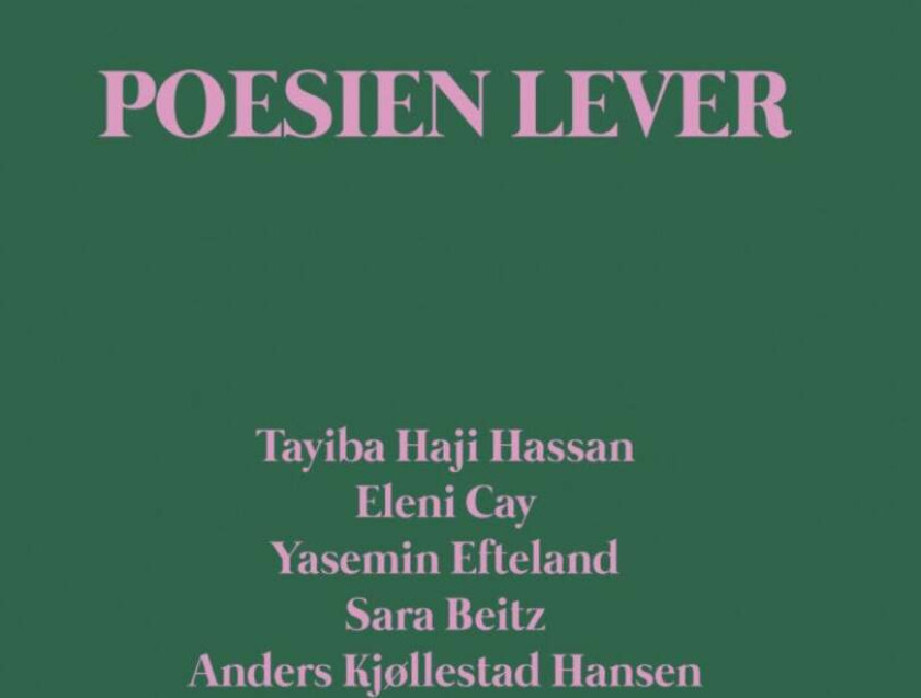 Poesien lever av Sara Beitz, Eleni Cay, Yasemin Efteland, Anders Kjøllestad Hansen, Tayiba Haji Hassan