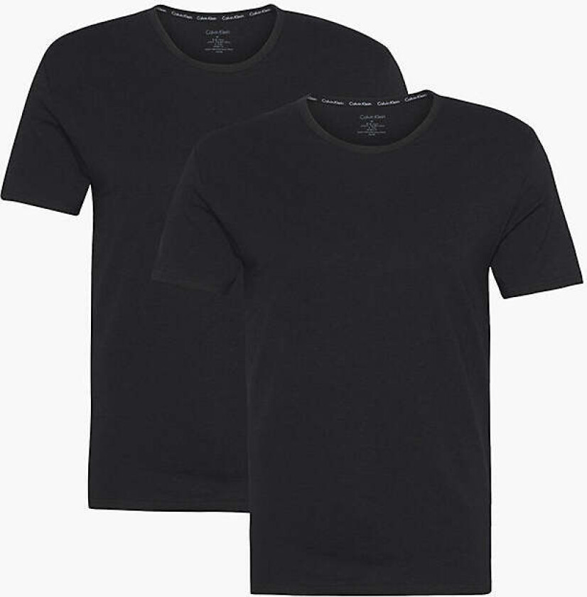 2 PACK CREW NECK T-SKJORTE Sort, L
