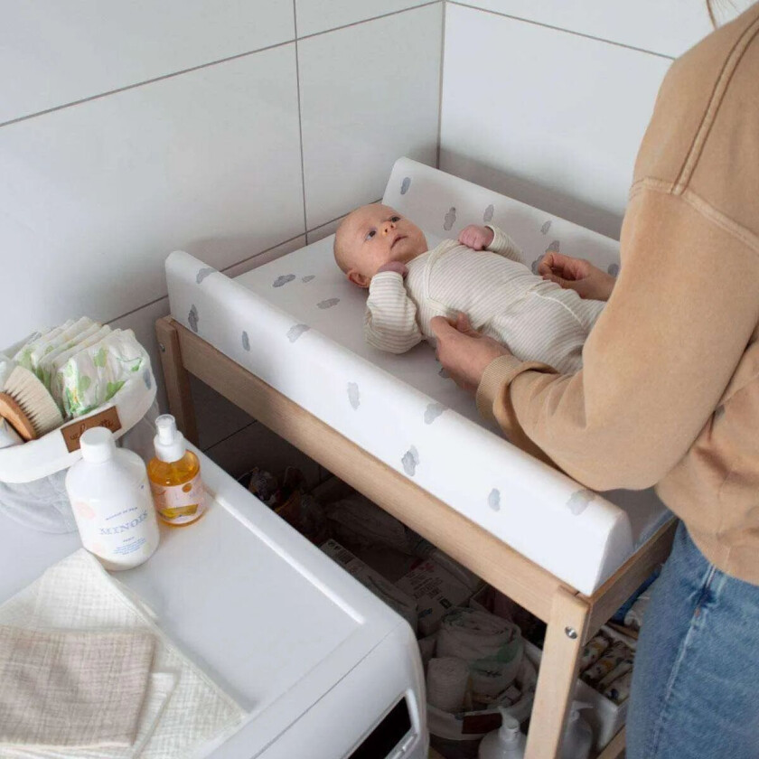 Stellematte 50x70 - Vanntett Layette - Clouds