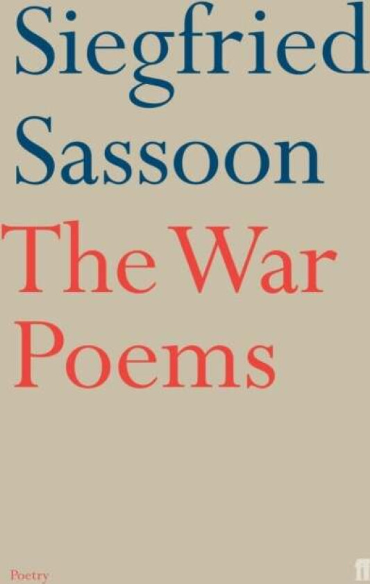 The War Poems av Siegfried Sassoon