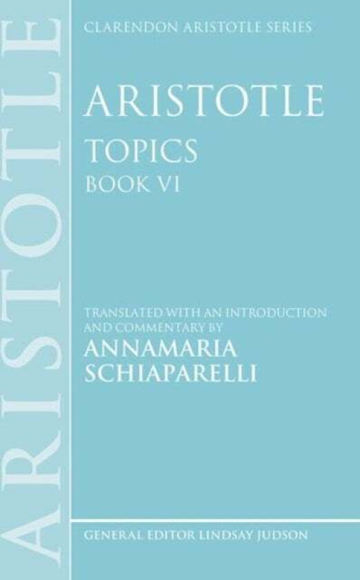 Aristotle: Topics Book VI